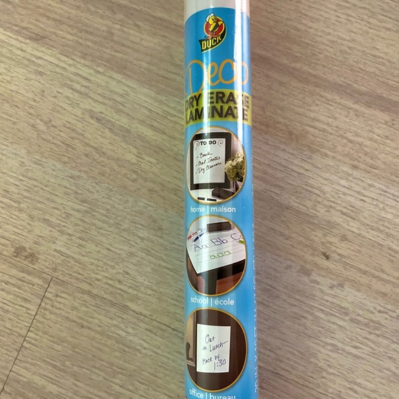 Duck Brand~Dry Erase Peel & Stick-Deco Adhesive ~ 20-Inch x 10-Feet - Picture 5 of 8